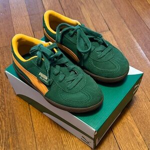 Puma Palermo Vine Clementine Sneakers Orange & Green Size 1C